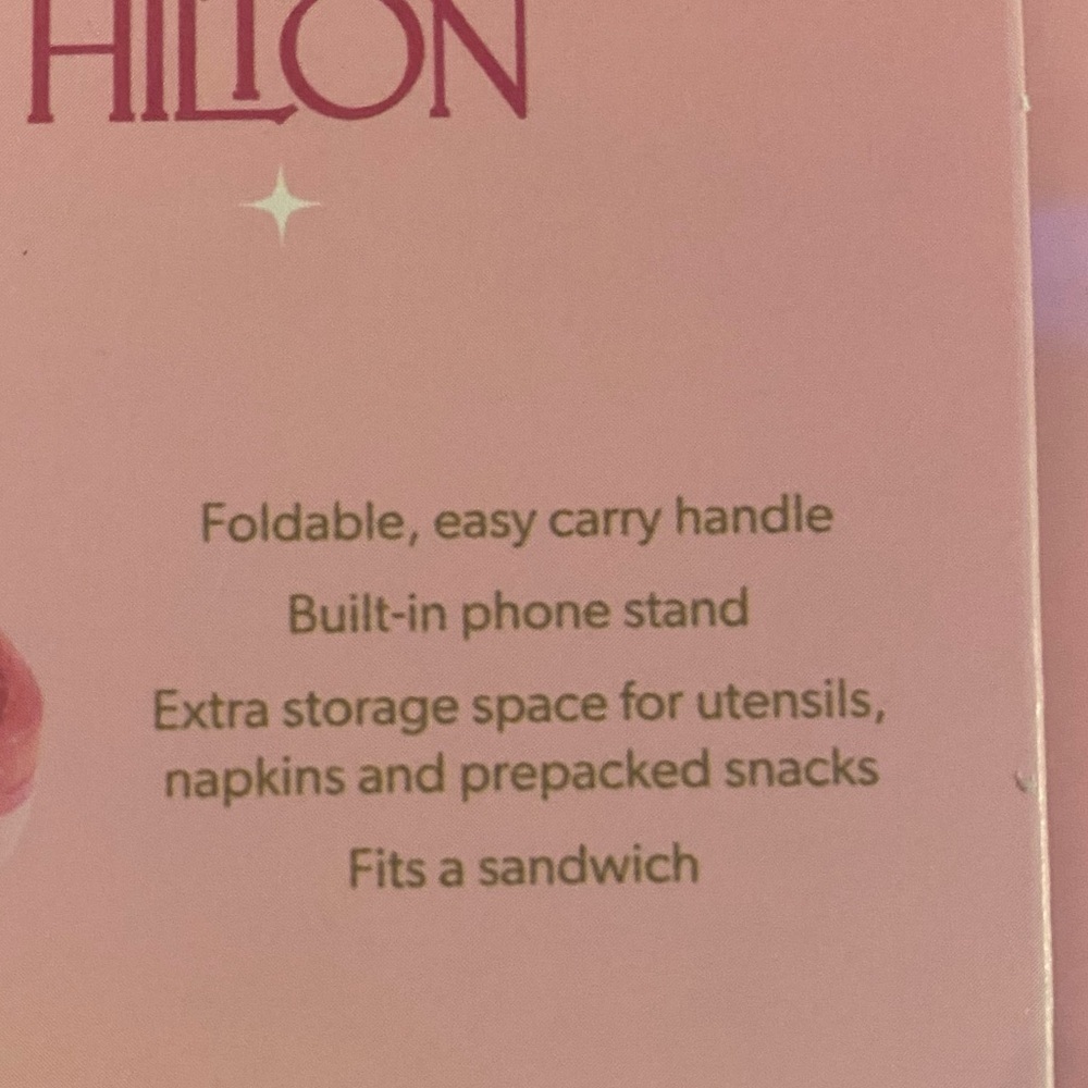 Paris Hilton Bento Lunch Box Pink Glitter - Picture 6 of 7